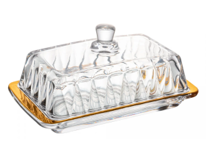 MANTEGUEIRA VIDRO 18CM RADIAL BD-OURO