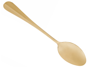 COLHER SERVIR 26CM POSITANO DOURADA