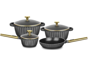 JOGO 4 PANELA GOLD 4,0MM INDUCAO