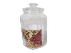 POTE VIDRO 1,1L SEXTAVADO TP-VIDRO