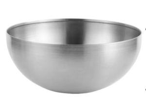 TIGELA INOX 15CM AÇO ESCOVADO