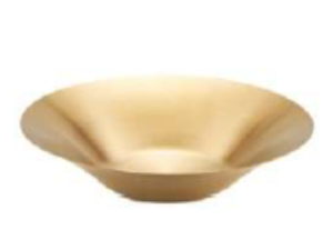 BACIA OURO 19CM AÇO ESCOVADO