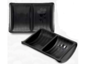 MOLHEIRA MELAMINA 13X07CM PRETA