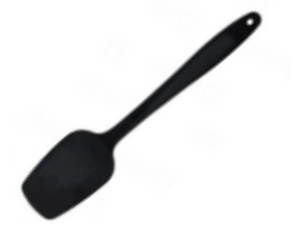 ESPATULA SILICONE 21CM PRETA 