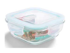 POTE VIDRO TP-HERMETICA QUADRADO 800ML