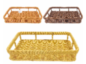 BANDEJA TRAMADA 33X20CM 3-CORES