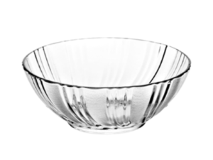 BOWL VIDRO 12CM  340ML FRIZADO