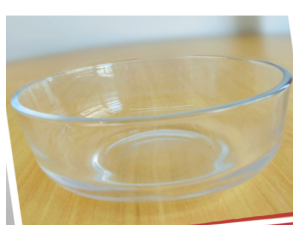 TIGELA VIDRO 1,0L CLEAR REDONDA