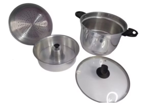 CONJUNTO ALUMINIO BANHO MARIA TP-VIDRO
