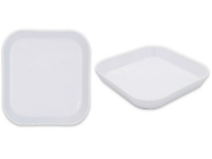 TRAVESSA MELAMINA 15X15CM QUADR BRANCA