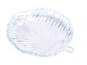 CENTRO MESA VIDRO 20X17CM FOLHA