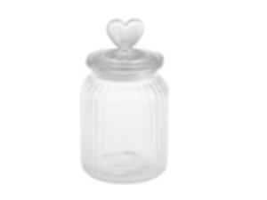 POTE VIDRO 1000ML TPA-CORACAO