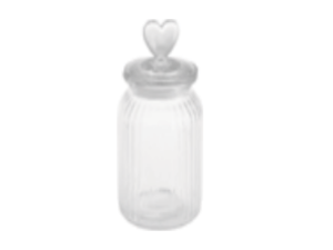 POTE VIDRO 1250ML TPA-CORACAO