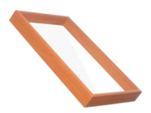 BANDEJA ESPELHO VIDRO/MDF 37X27CM