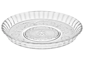 CENTRO MESA VIDRO 30CM DAISY CLEAR