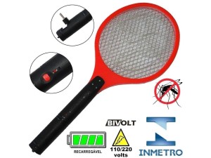 RAQUETE MATA MOSQUITO BIVOLT