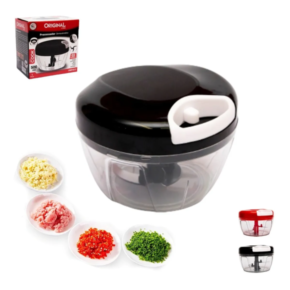 MINI PROCESSADOR 500ML PRETO