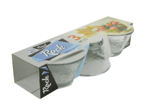 JOGO 3 TIGELA VIDRO 330ML NA LUVA