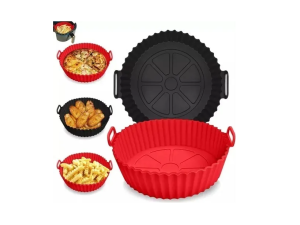FORMA DE SILICONE REDONDA PARA AIR FRYER 20X07CM