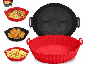 FORMA SILICONE P/AIR FRYER 13,5 CM REDONDA 600ML