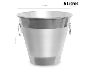 BALDE GELO ALUMINIO 6,0L