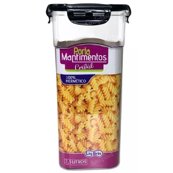 PORTA MANTIMENTO CRISTAL 2,5L