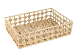 CESTA FIBRA 32X22X06CM GUATOS BAIXA