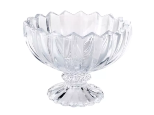 JOGO 6 TACA VIDRO SOBREMESA 160ML C/PÉ