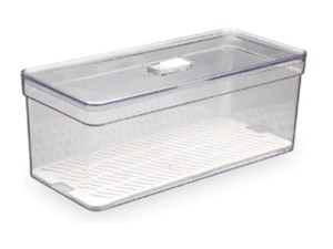 ORGANIZADOR ACRILICO 33X14X13CM C/TELA