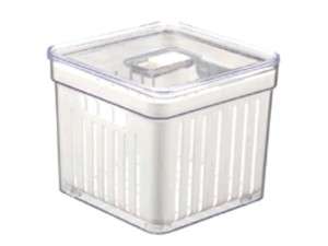 ORGANIZADOR ACRILICO 14X14X14CM C/TELA