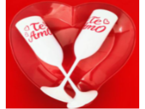 KIT 02 TACA PLASTICA CHAMPG + BANDEJA COLOR