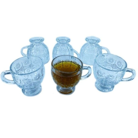 JOGO 6 XICARA VIDRO 225ML FUJIN