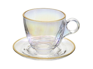 JOGO 4 XICARA VIDRO 170ML MENFIS FURTACOR