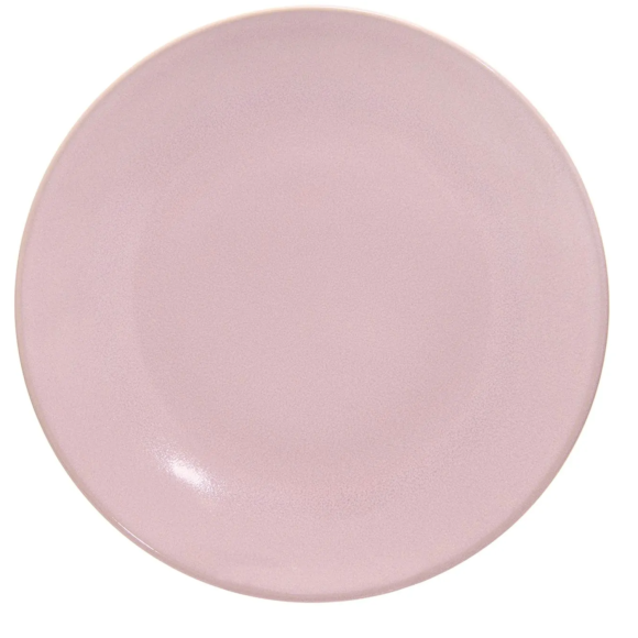 PRATO CERAMICA 27CM ROSA