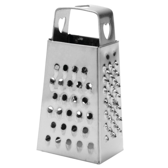 MINI RALADOR DE INOX 3" 9CM QUADRADO