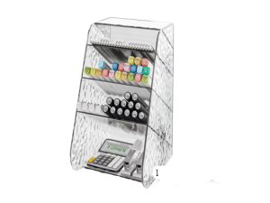 ORGANIZADOR ACRILICO 15X13X20CM MULTIUSO