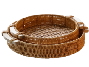 JOGO 2 CESTA VIME 30/35CM REDONDA