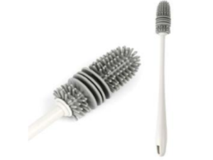 ESCOVA SILICONE P/GARRAFA 30CM