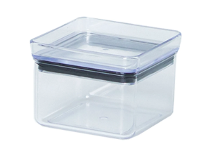 POTE ACRILICO 0,25L QUADRADO LUMINI