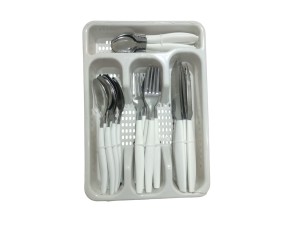 FAQUEIRO 24 C/PORTA TALHER PRETO/VERMELHO/BRANCO