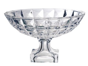 CENTRO MESA CRIST C/PE 32,5CM AQUAMARINE