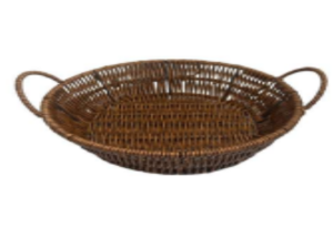 CESTA VIME-PLAST 26X18CM OVAL C/ALÇA