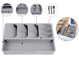 ORGANIZADOR TALHER 40X16CM PLASTICO