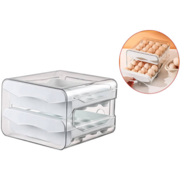 ORGANIZADOR ACRILICO P/32-OVOS DUPLO