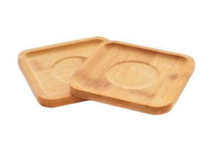 JOGO 6 PIRES BAMBU 9,5CM QUADR