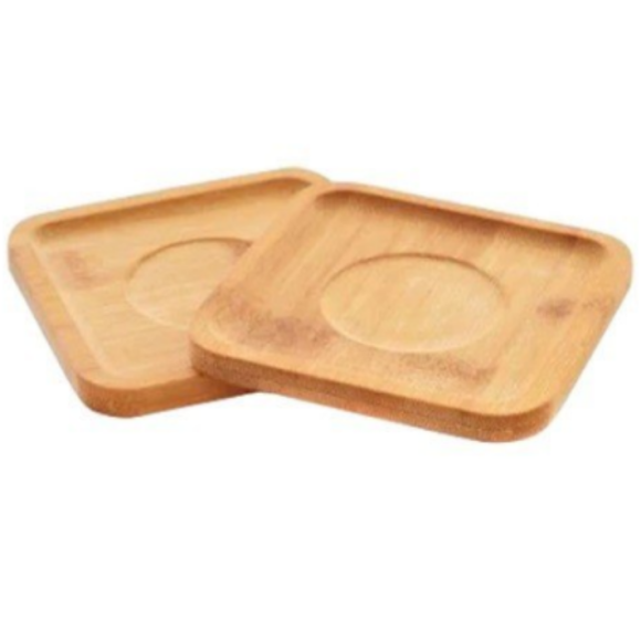 JOGO 6 PIRES BAMBU 9,5CM QUADR