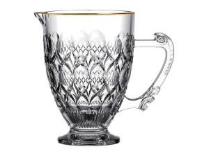 JARRA VIDRO 1,0L MADRID BORDA OURO