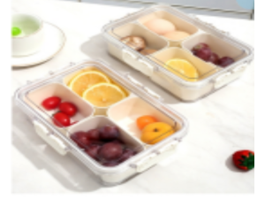 ORGANIZADOR ACRILICO 24X17CM C/4-DIVISAO