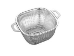 ESCORREDOR INOX 22CM MULTIUSO QUADRADO