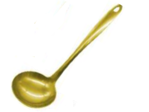 CONCHA INOX 23,5CM OURO